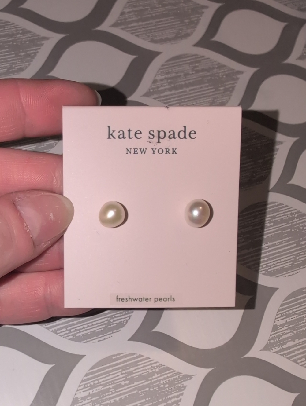 Kate Spade - Freshwater Pearl Stud Earrings